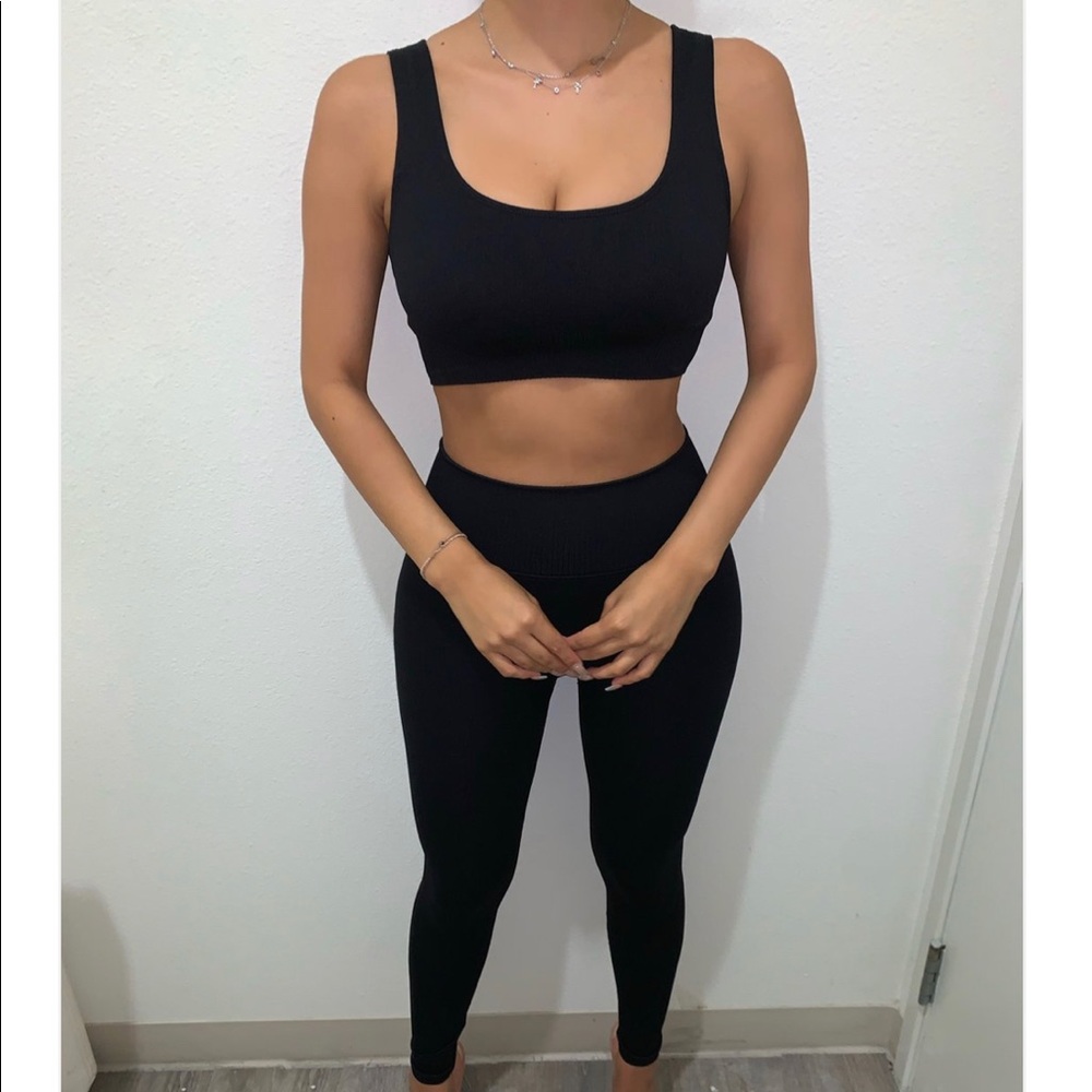 Ootdfash two piece Leggings